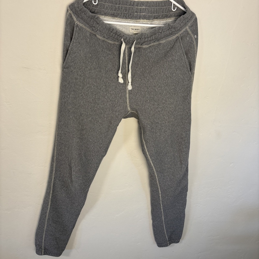 Todd Snyder Champion Gray Sweatpants Mens Sz Medium Jogger Pockets Drawstring